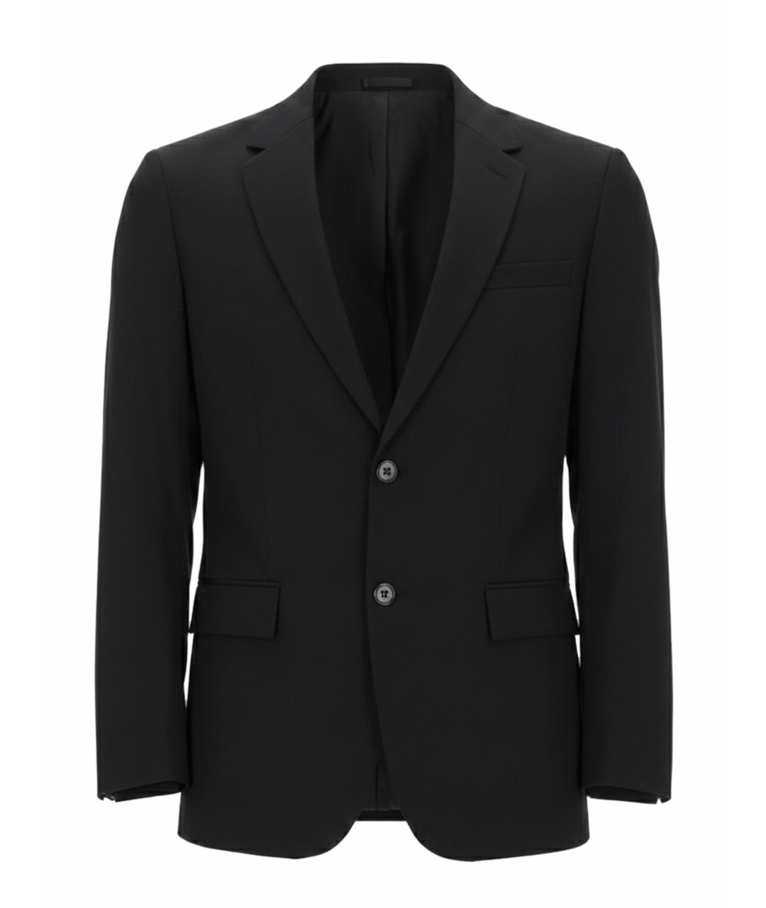 HUGO BOSS Черный полиэстеровый пиджак, фото 1
