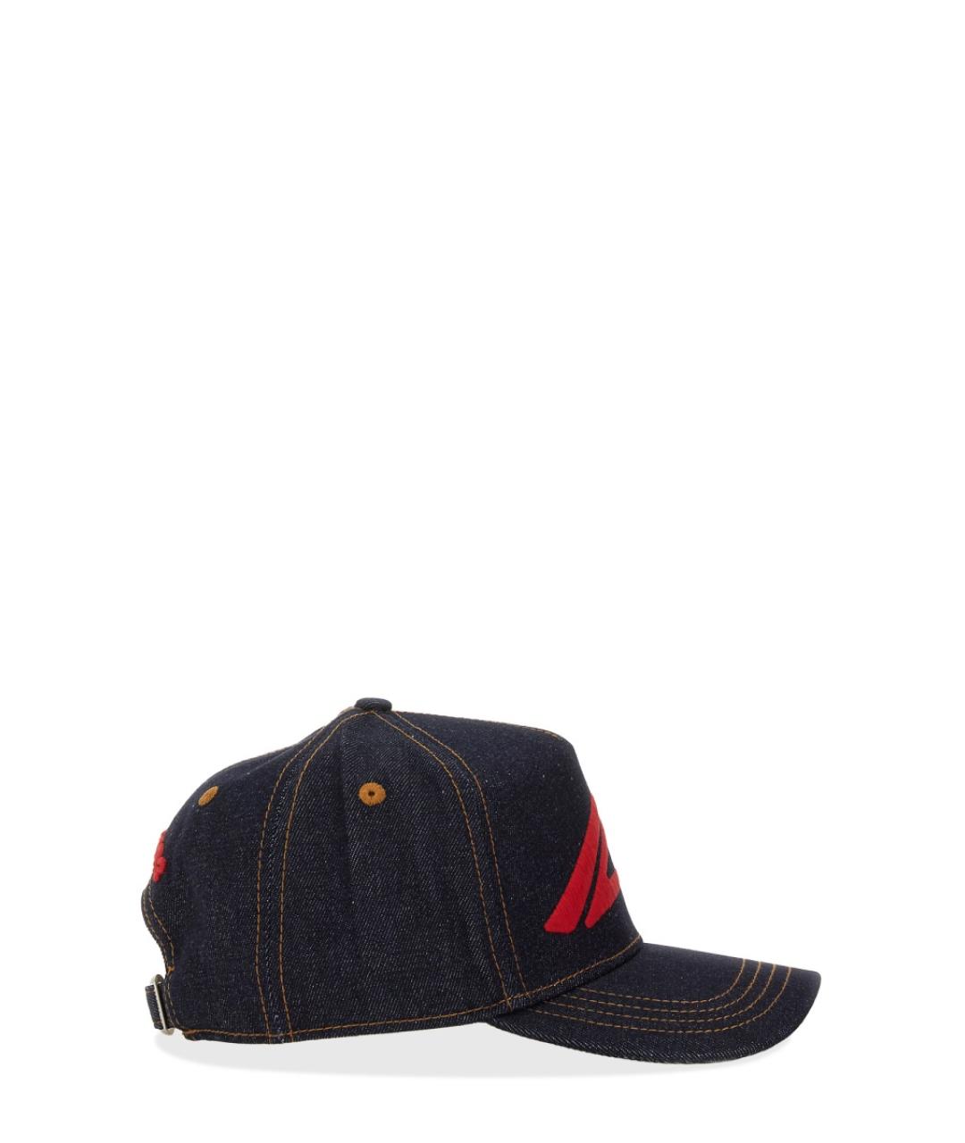DSQUARED2 Синяя хлопковая кепка/бейсболка, фото 2