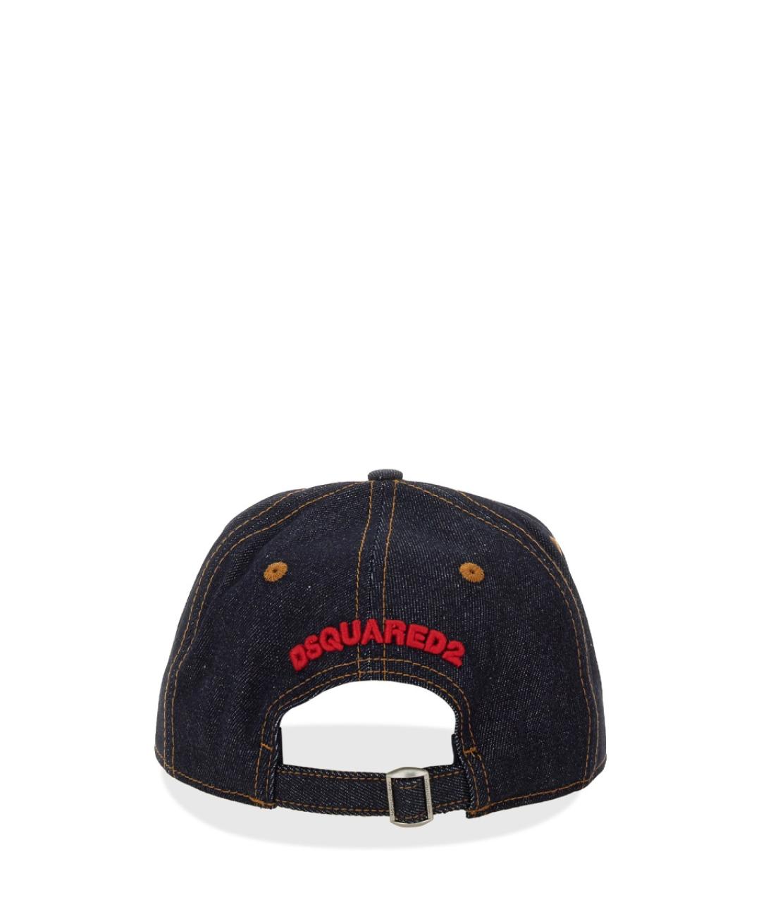 DSQUARED2 Синяя хлопковая кепка/бейсболка, фото 3