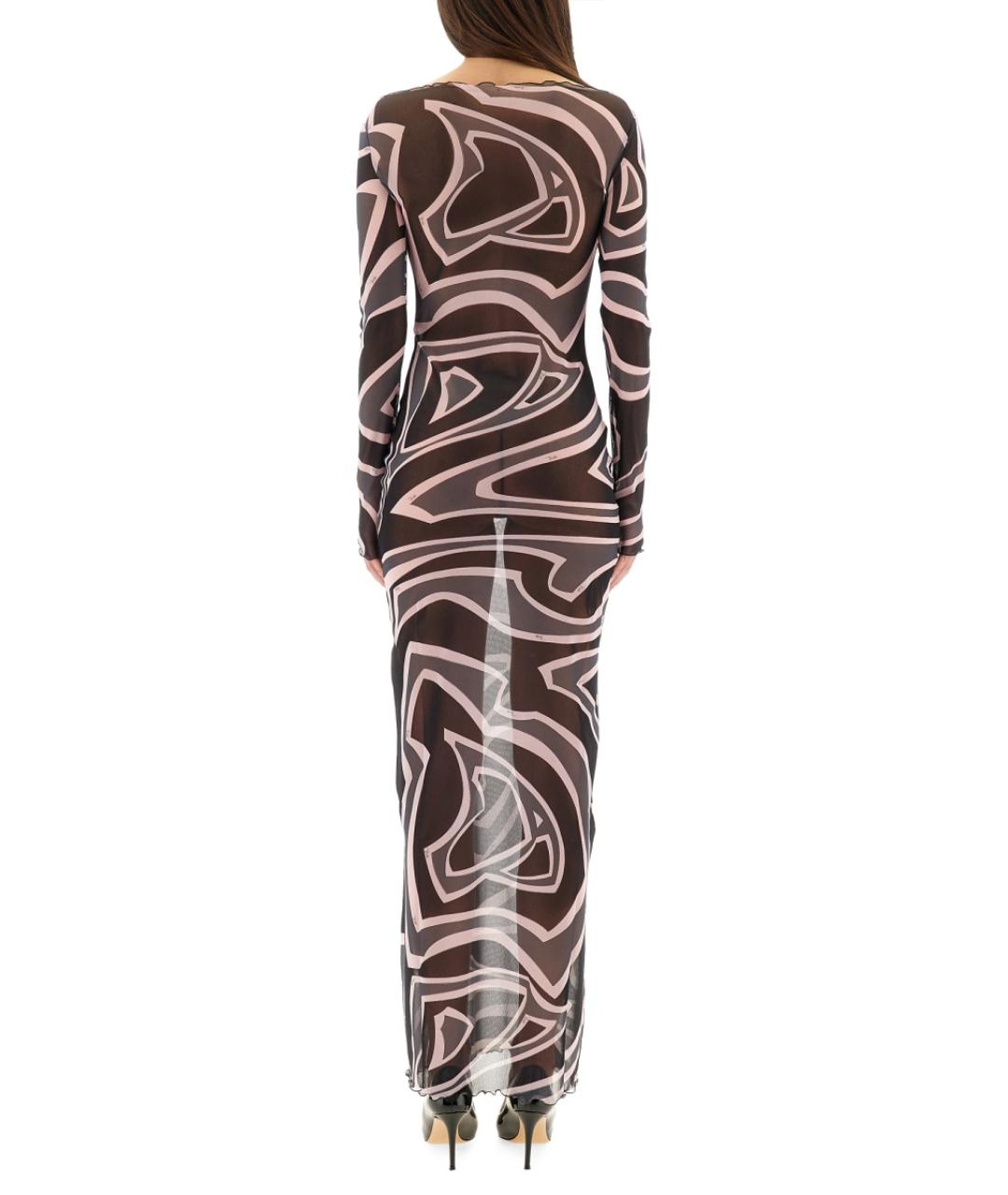 PUCCI Мульти полиамидовое повседневное платье, фото 4