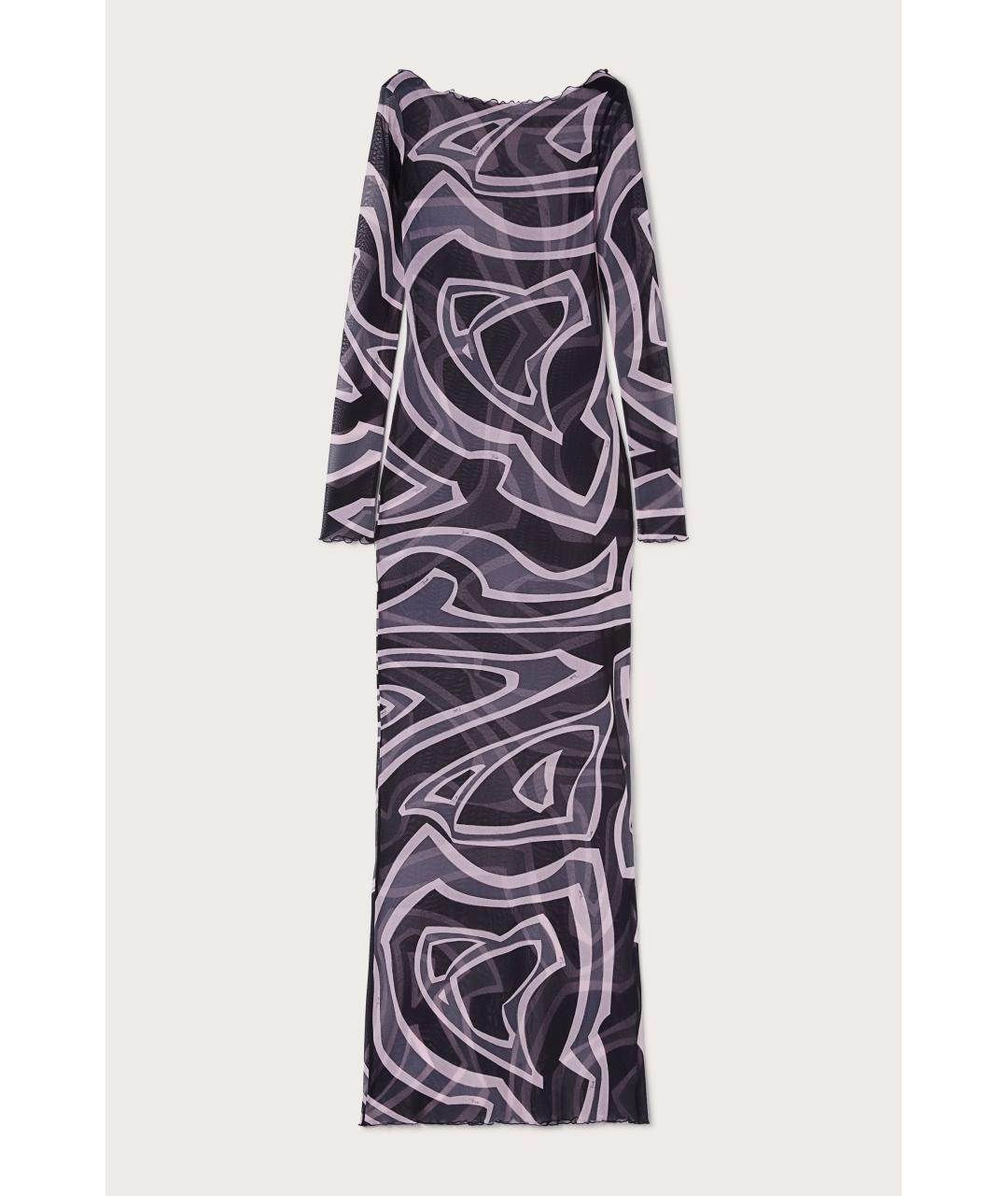 PUCCI Мульти полиамидовое повседневное платье, фото 6