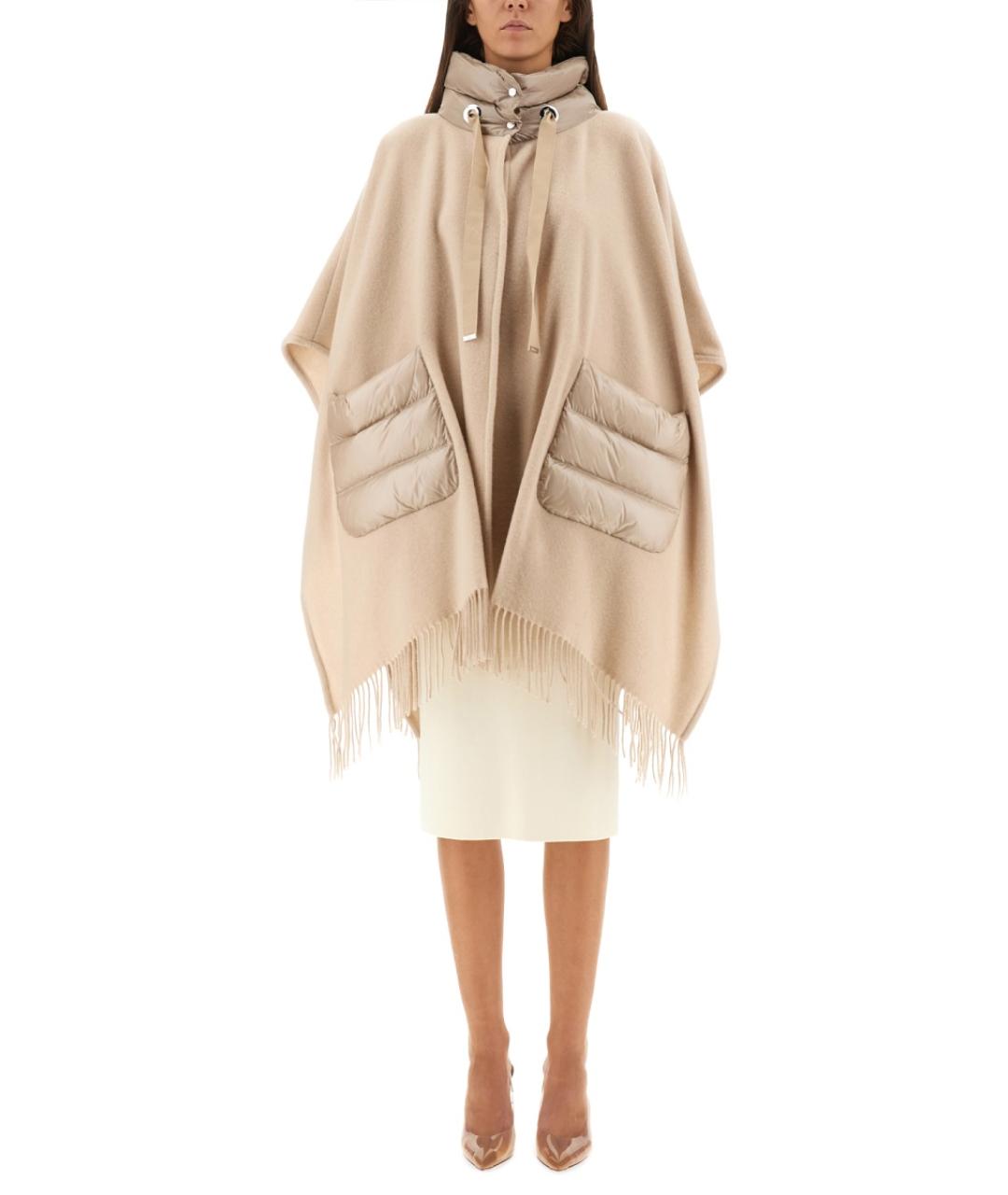 HERNO Розовый шерстяной тренч/плащ, фото 2