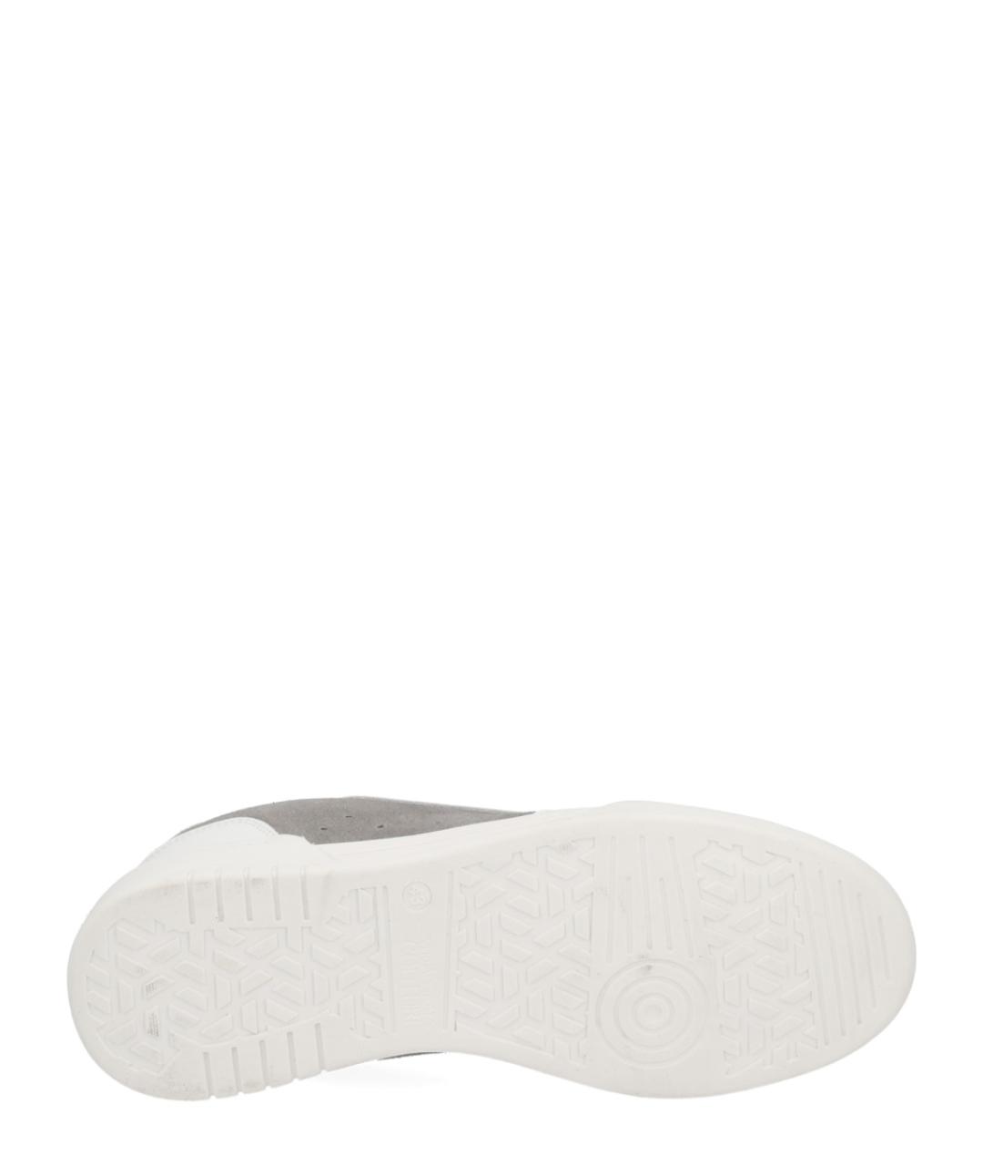 VERSACE JEANS COUTURE Серые синтетические низкие кроссовки / кеды, фото 6