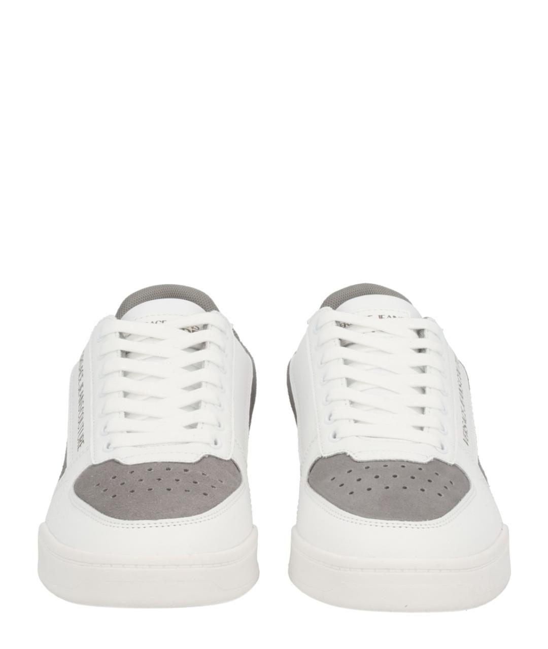 VERSACE JEANS COUTURE Серые синтетические низкие кроссовки / кеды, фото 3