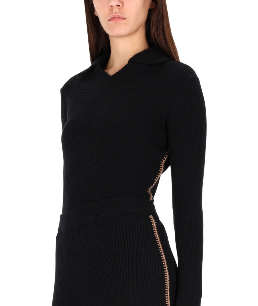 PAUL SMITH Черный шерстяной джемпер / свитер, фото 4