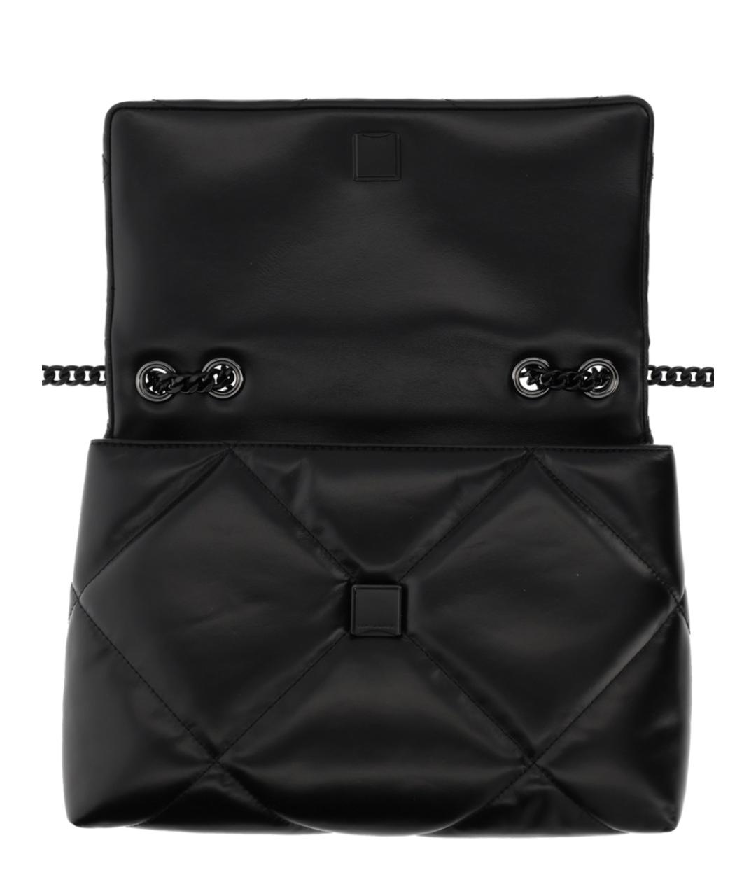 TORY BURCH Черная кожаная сумка через плечо, фото 4