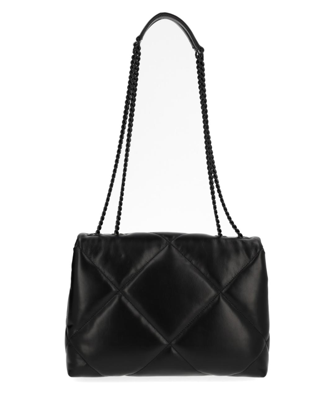 TORY BURCH Черная кожаная сумка через плечо, фото 3