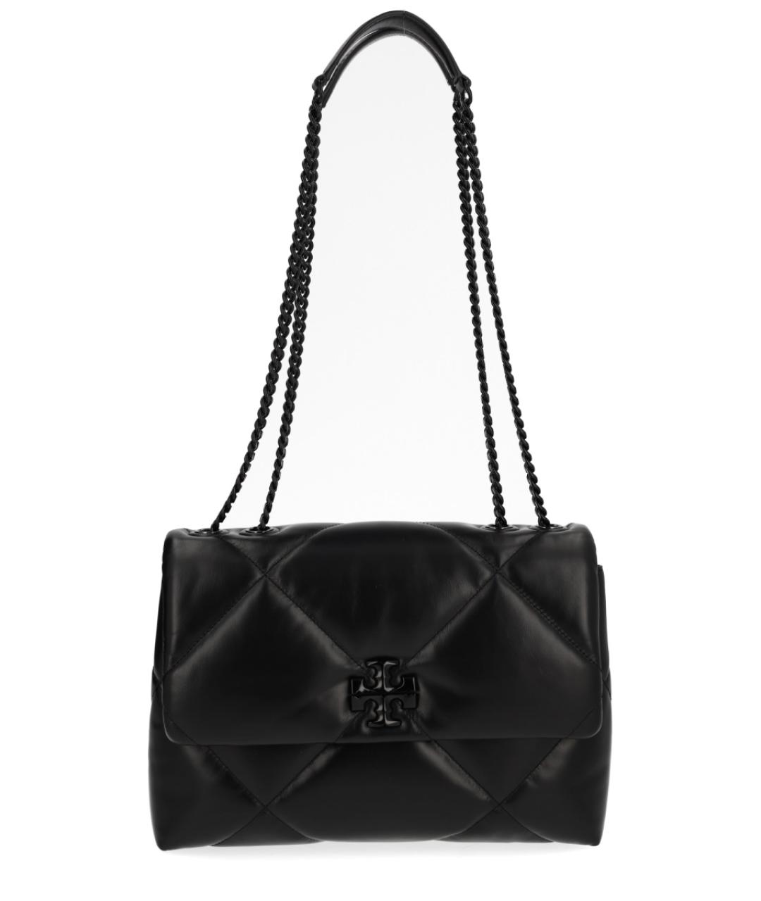 TORY BURCH Черная кожаная сумка через плечо, фото 1
