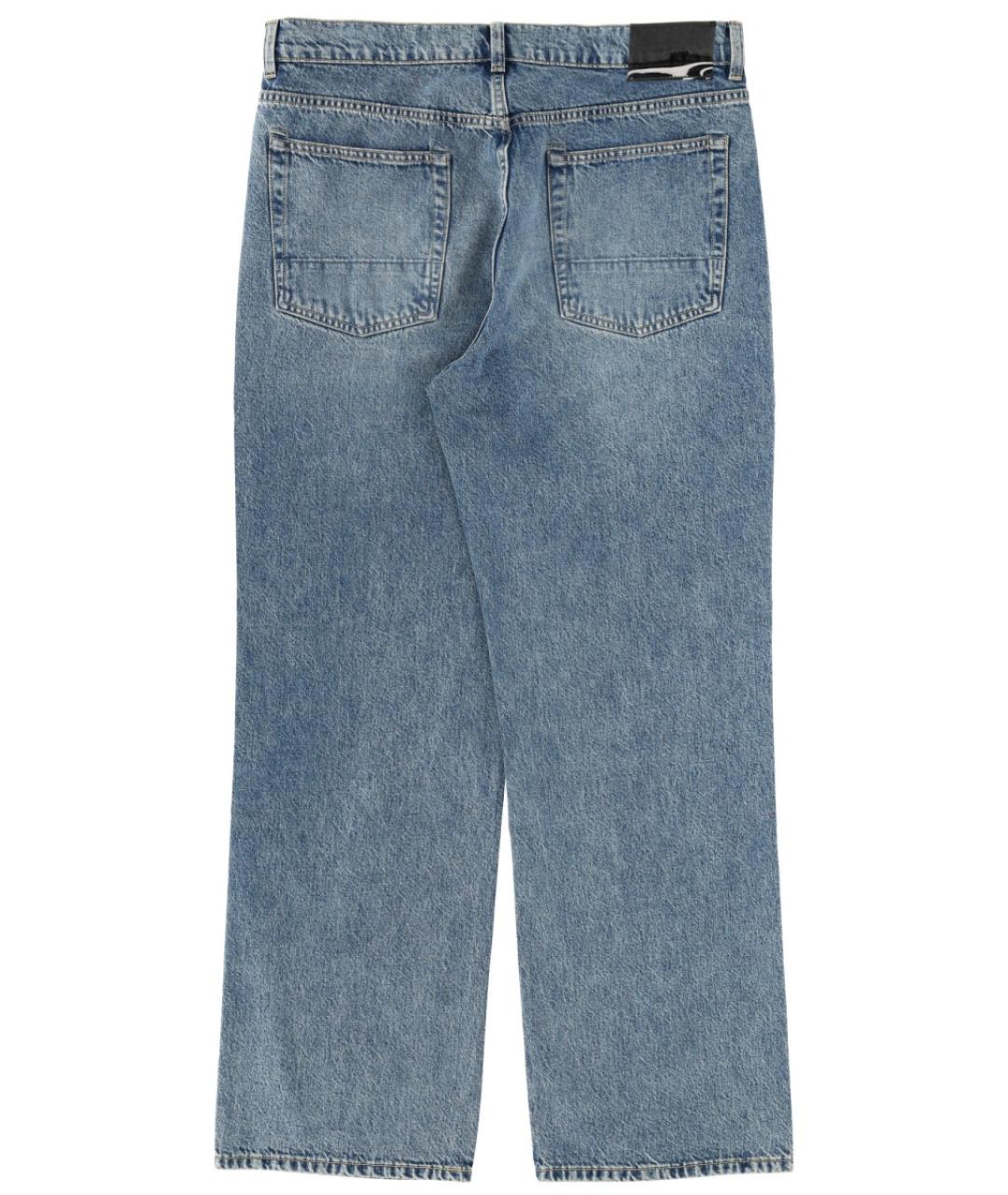 OUR LEGACY Голубые хлопковые прямые джинсы, фото 2