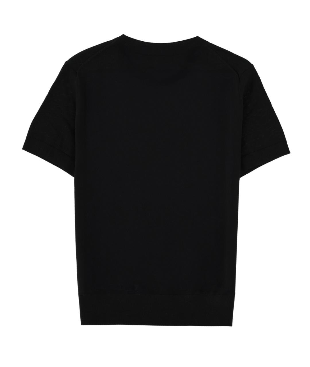 THEORY Черная шерстяная футболка, фото 7