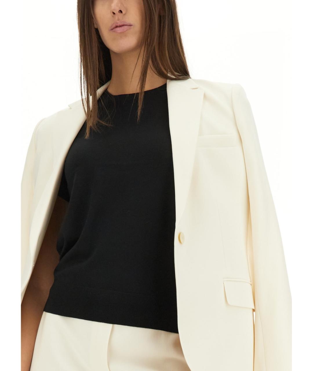 THEORY Черная шерстяная футболка, фото 6