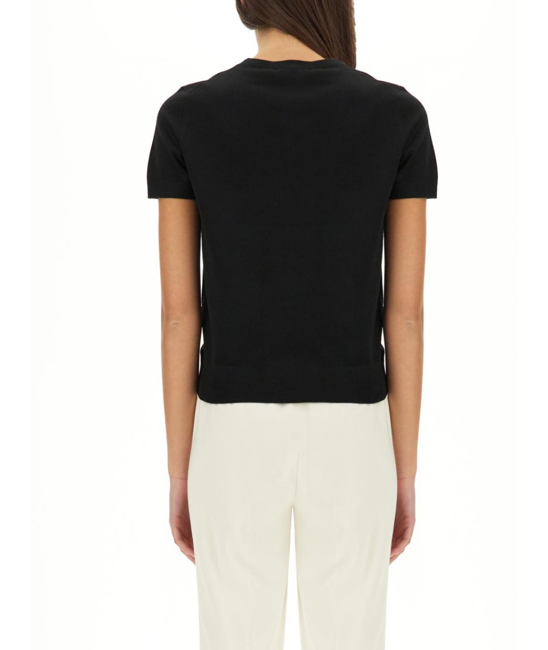 THEORY Черная шерстяная футболка, фото 5
