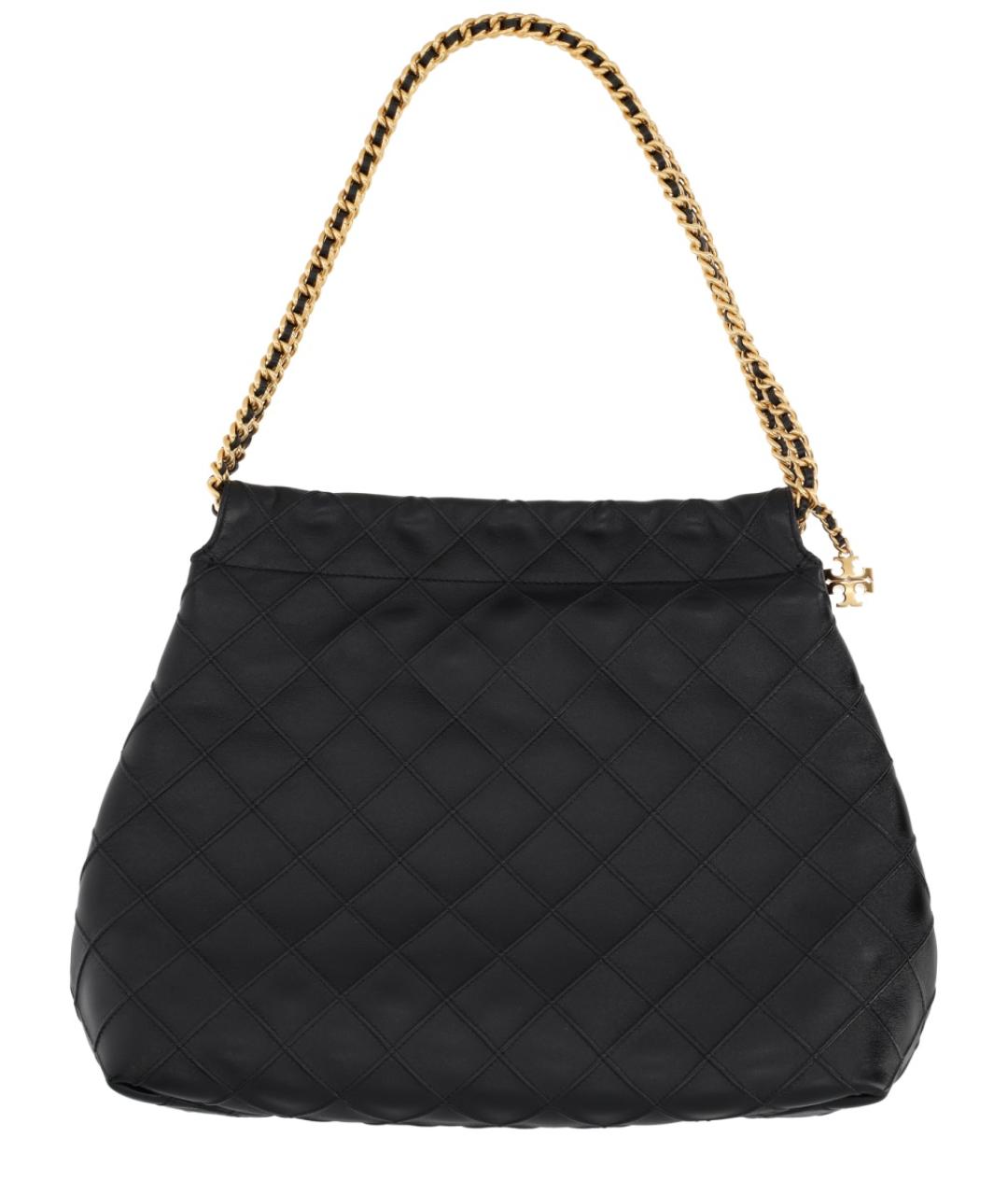 TORY BURCH Черная кожаная сумка через плечо, фото 1