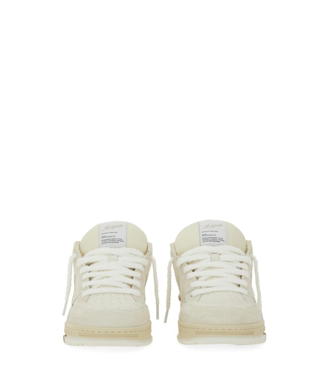 AXEL ARIGATO Бежевые кожаные низкие кроссовки / кеды, фото 4