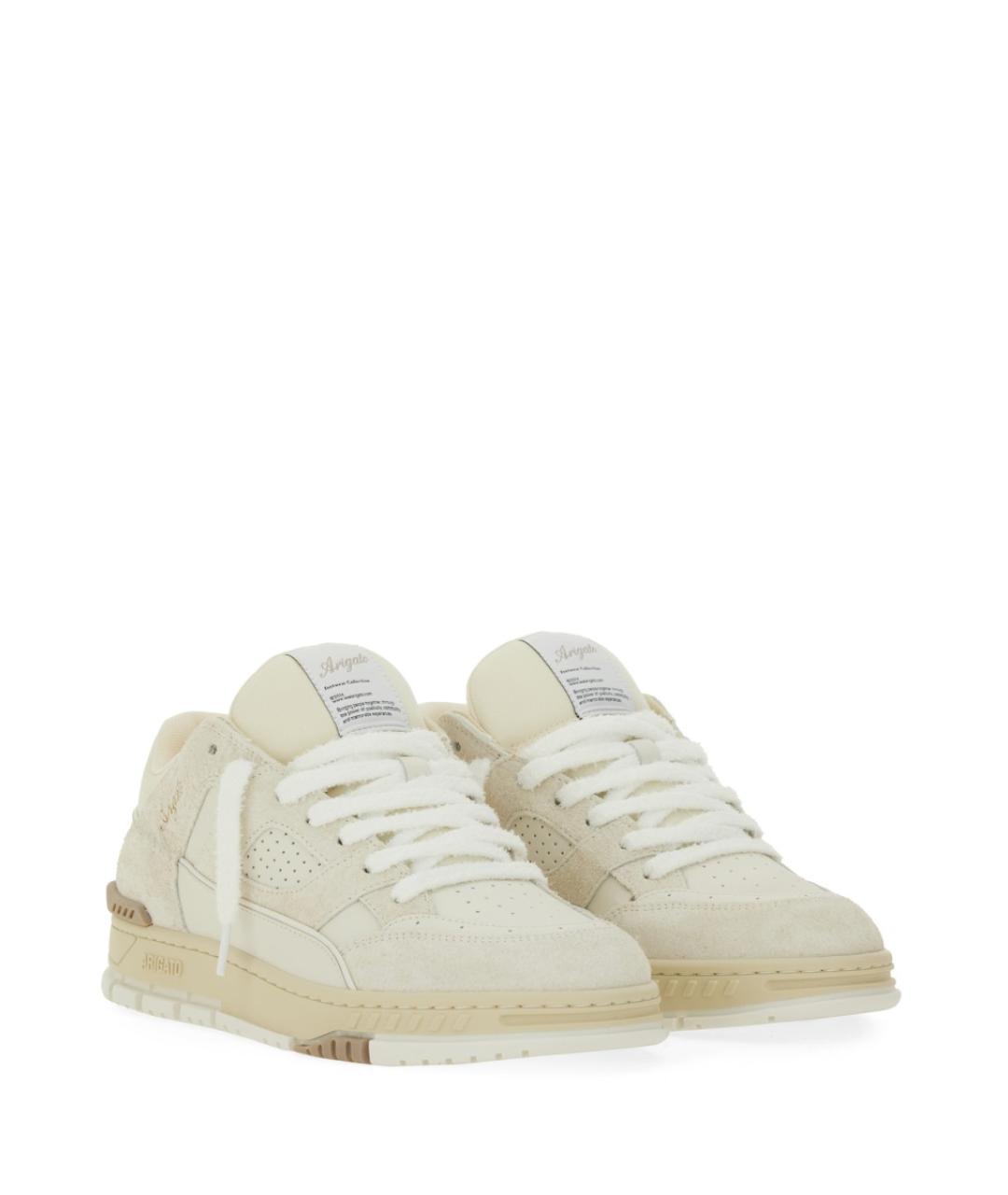 AXEL ARIGATO Бежевые кожаные низкие кроссовки / кеды, фото 2