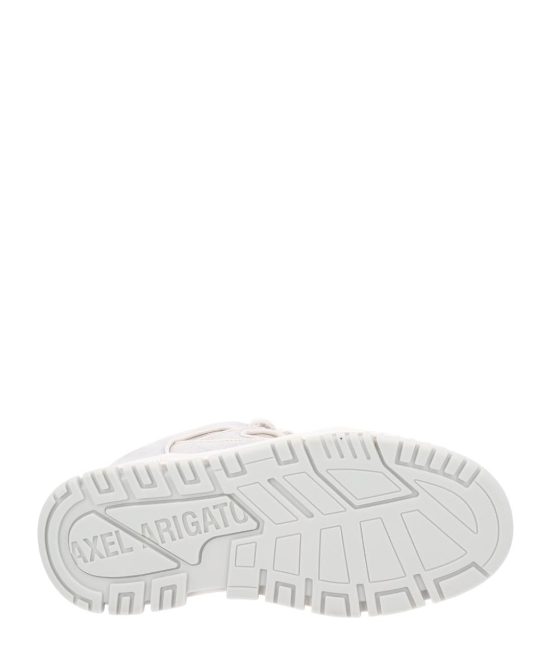 AXEL ARIGATO Серые кожаные низкие кроссовки / кеды, фото 6