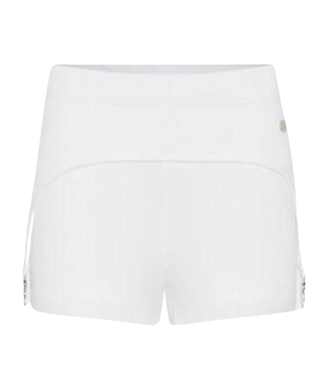 JEAN PAUL GAULTIER Белые хлопковые шорты, фото 1