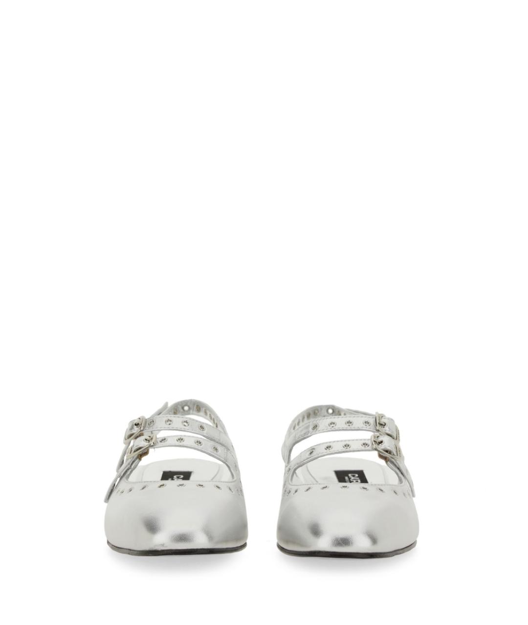 CAREL Серебряные кожаные туфли, фото 4