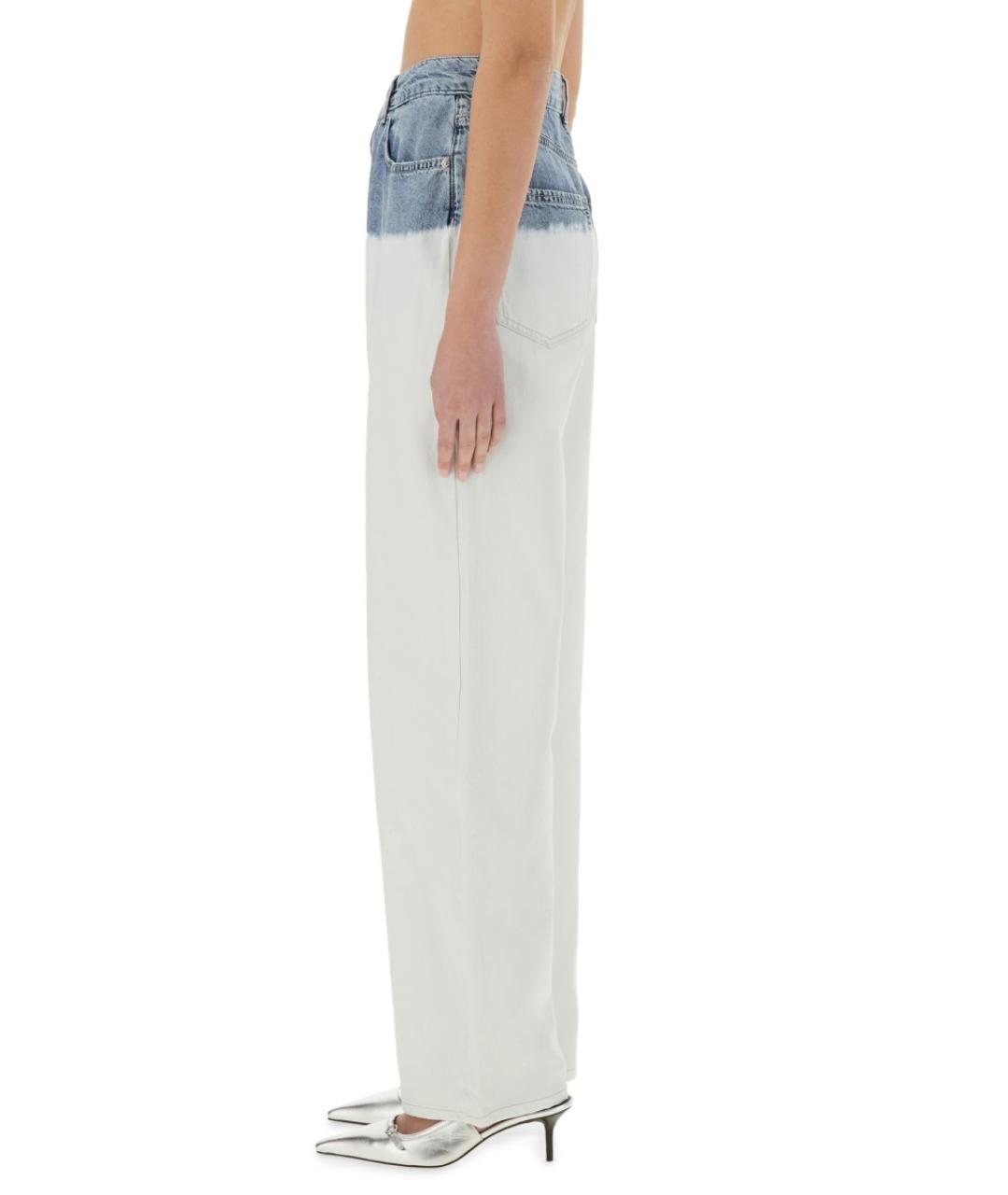 MOSCHINO JEANS Мульти хлопковые прямые джинсы, фото 4