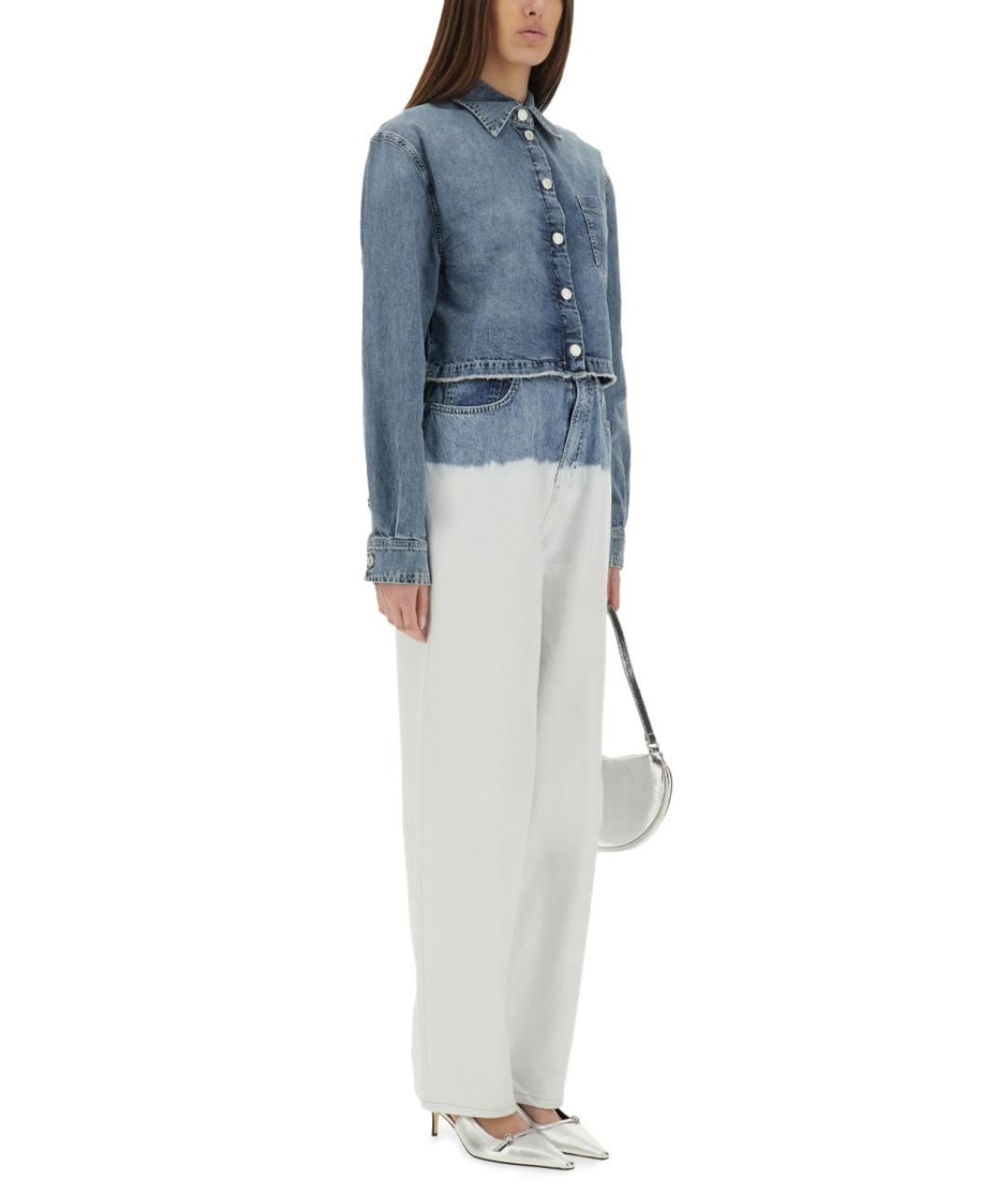 MOSCHINO JEANS Мульти хлопковые прямые джинсы, фото 2