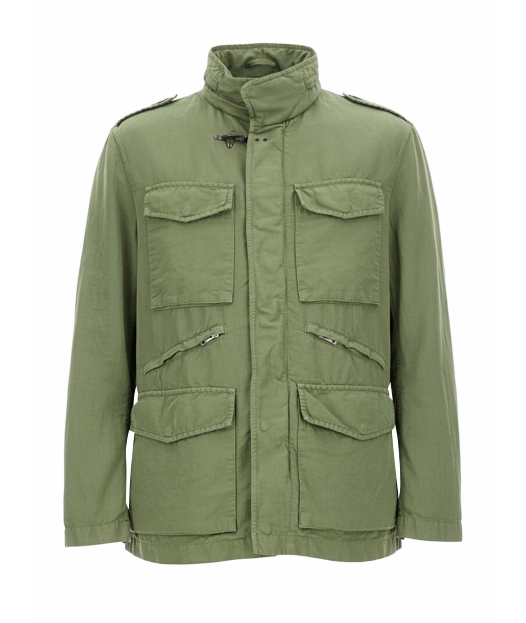 FAY Зеленая хлопковая куртка, фото 1