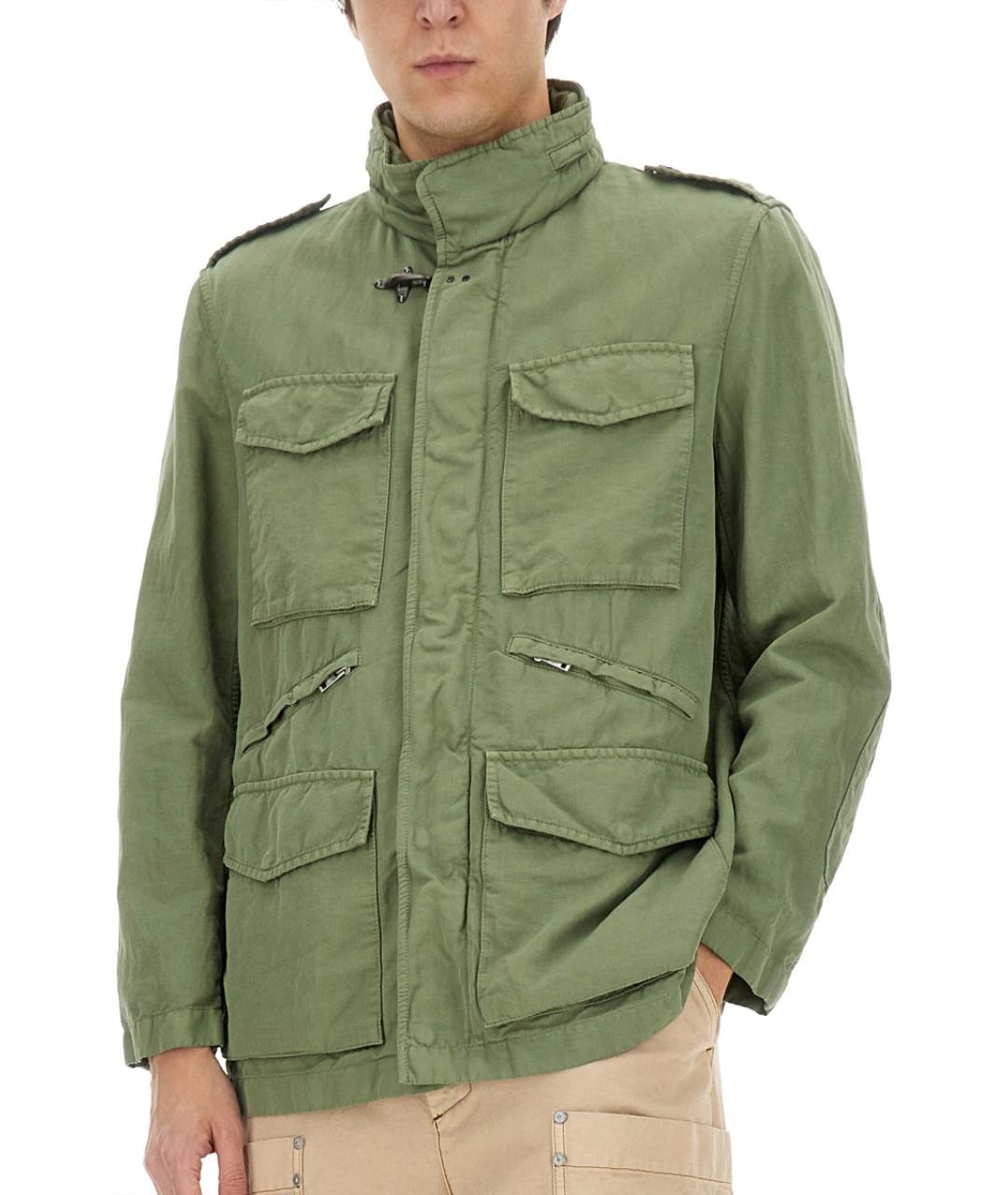 FAY Зеленая хлопковая куртка, фото 4