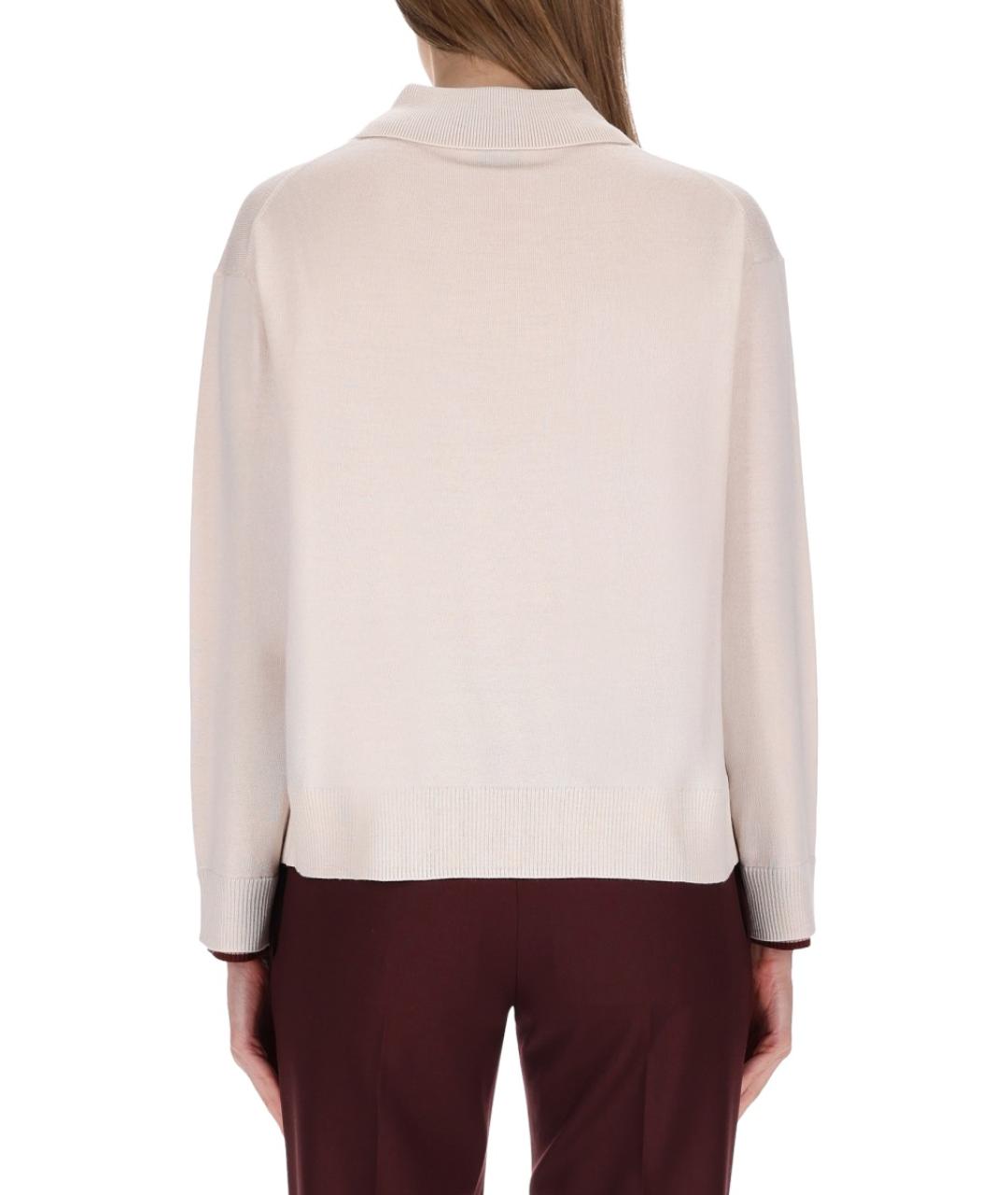 PAUL SMITH Бежевый шерстяной джемпер / свитер, фото 3