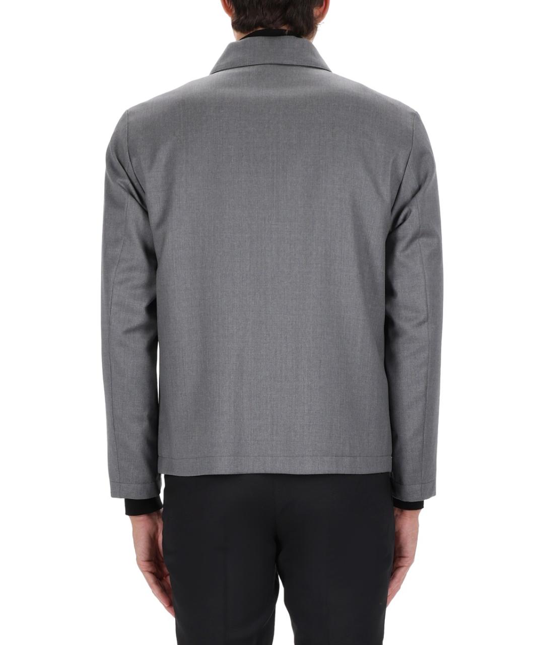 HUGO BOSS Серая шерстяная куртка, фото 3