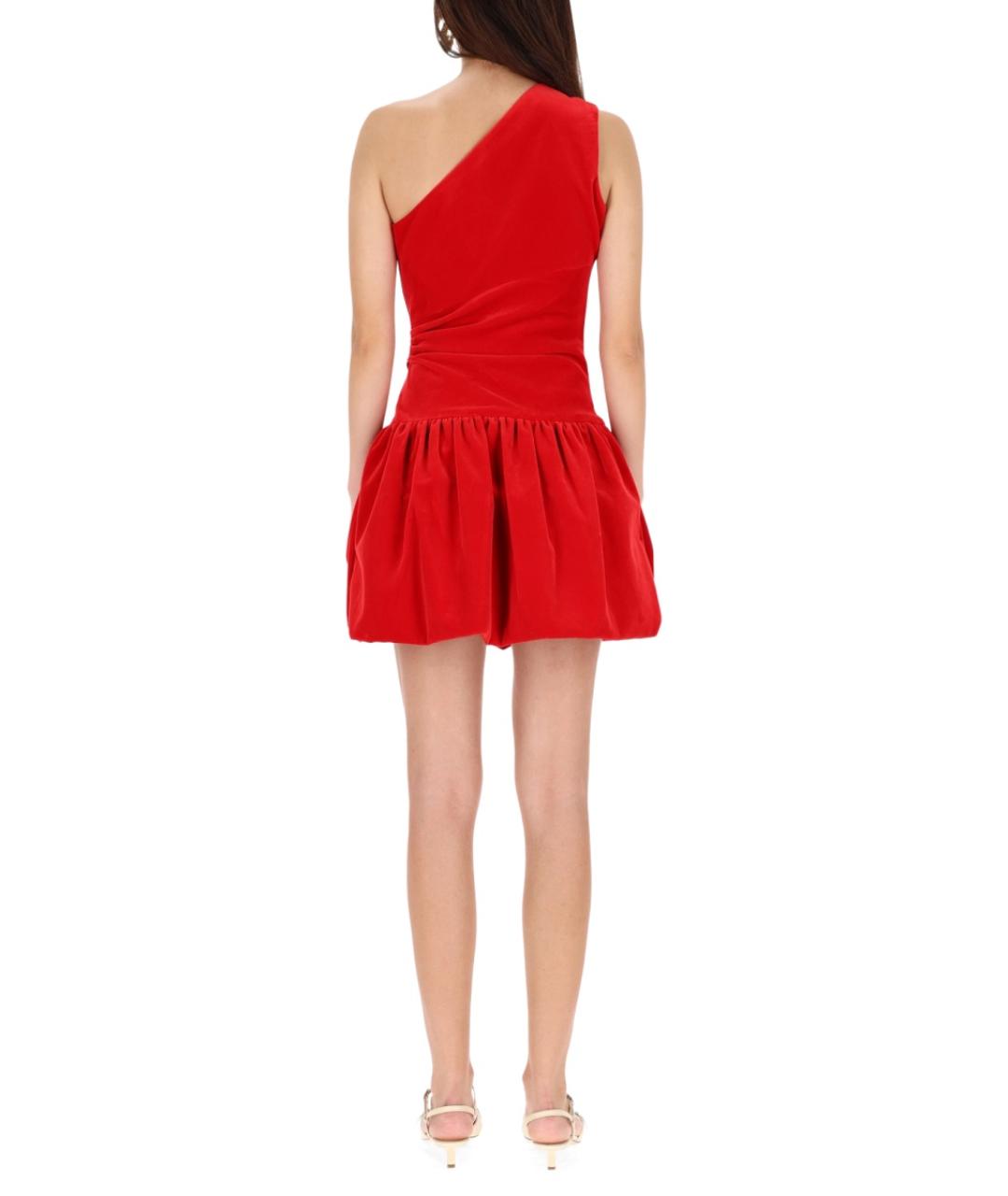 PATOU Красное вискозное повседневное платье, фото 3