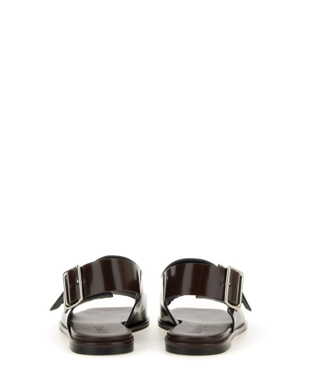 AEYDE Коричневые кожаные сандалии, фото 5