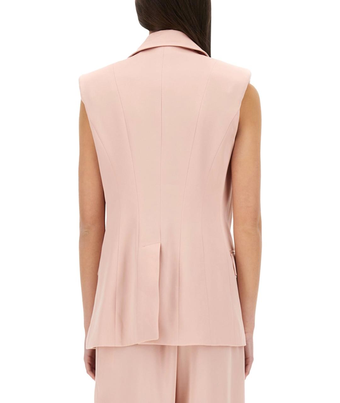 NINA RICCI Розовый ацетатный жилет, фото 4