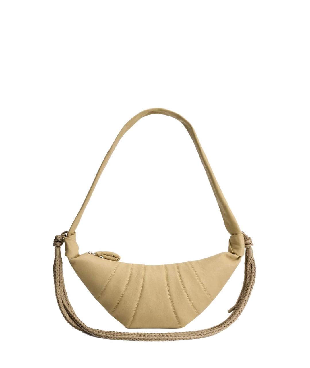 LEMAIRE Бежевая хлопковая сумка через плечо, фото 2