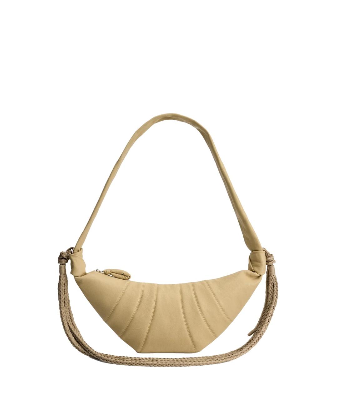 LEMAIRE Бежевая хлопковая сумка через плечо, фото 1