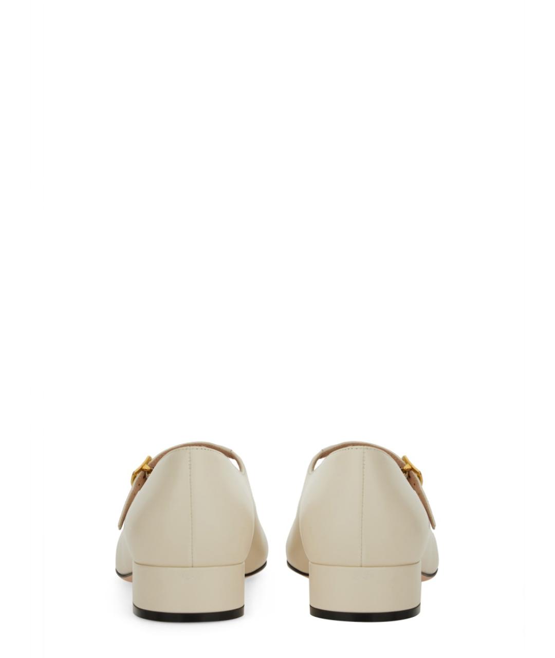 BALLY Белые кожаные туфли, фото 4