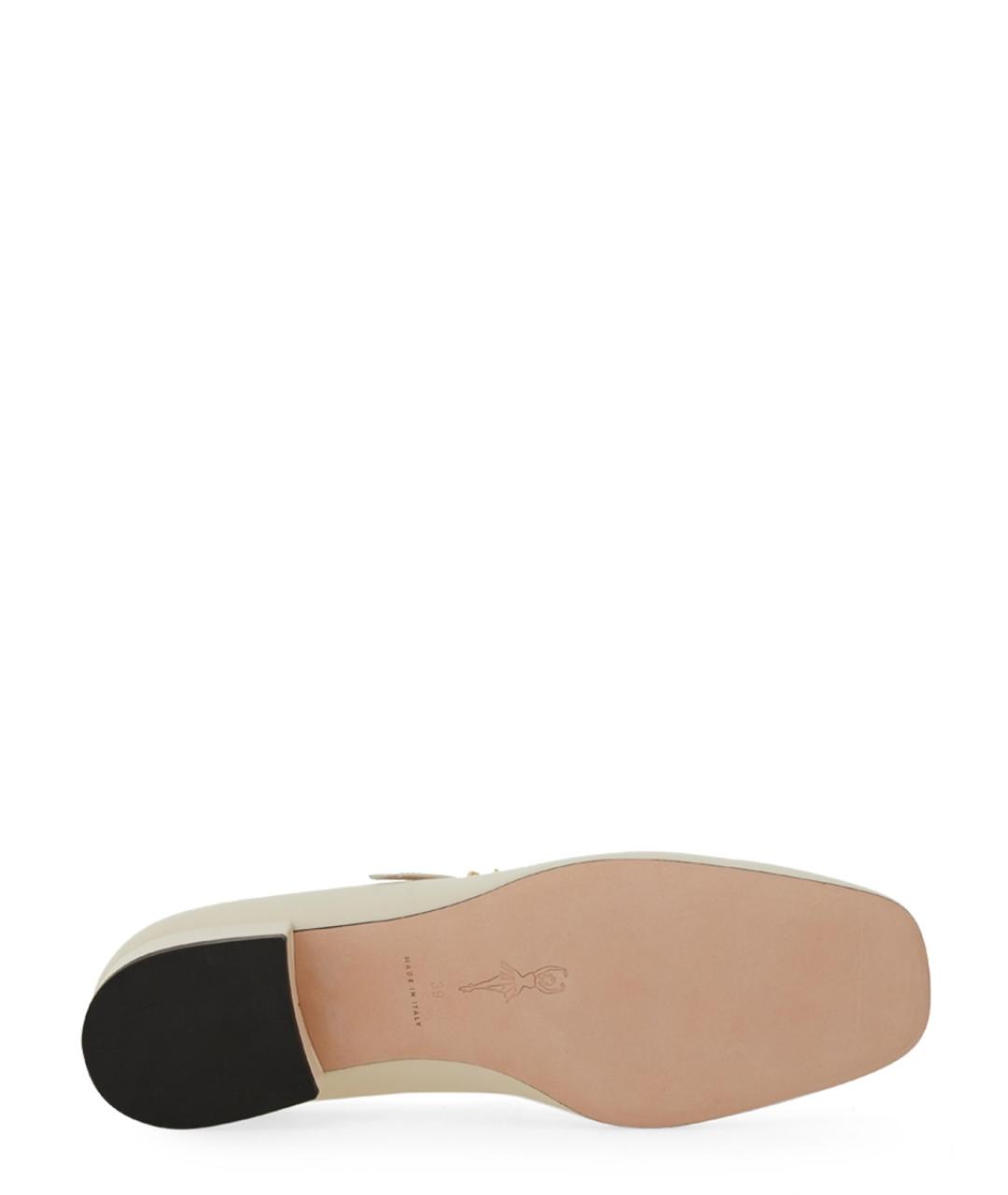 BALLY Белые кожаные туфли, фото 5