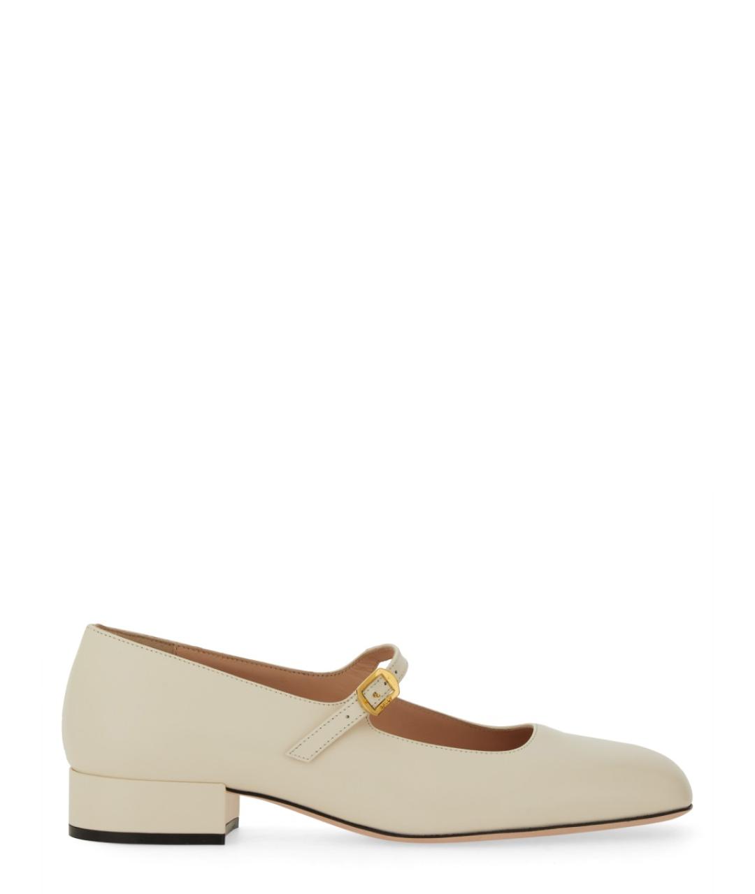 BALLY Белые кожаные туфли, фото 1