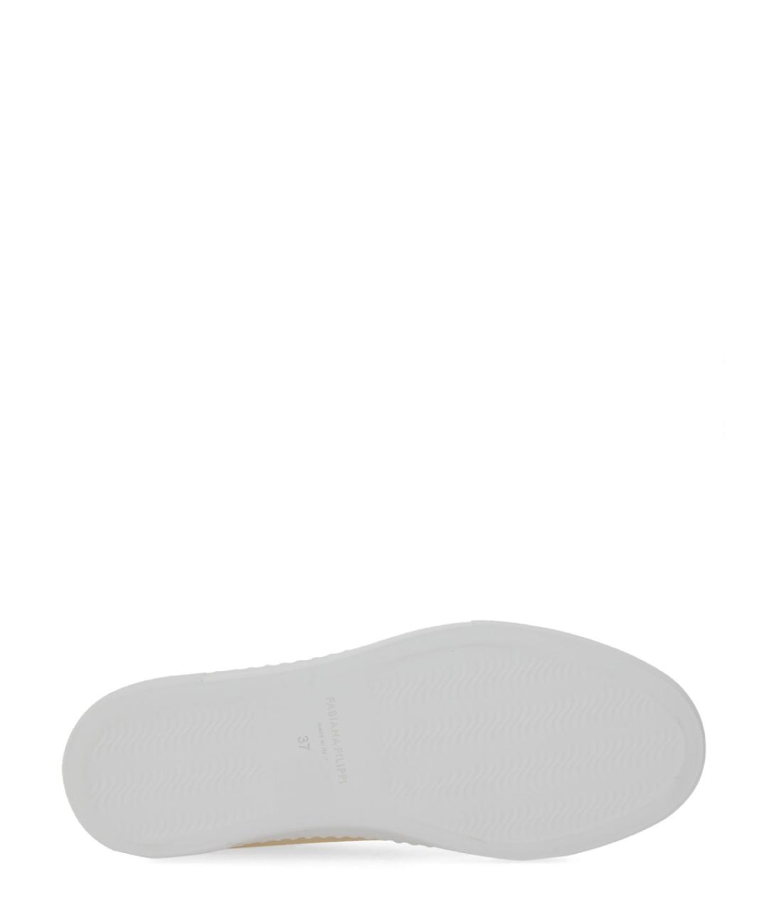 FABIANA FILIPPI Розовые кожаные кеды, фото 3