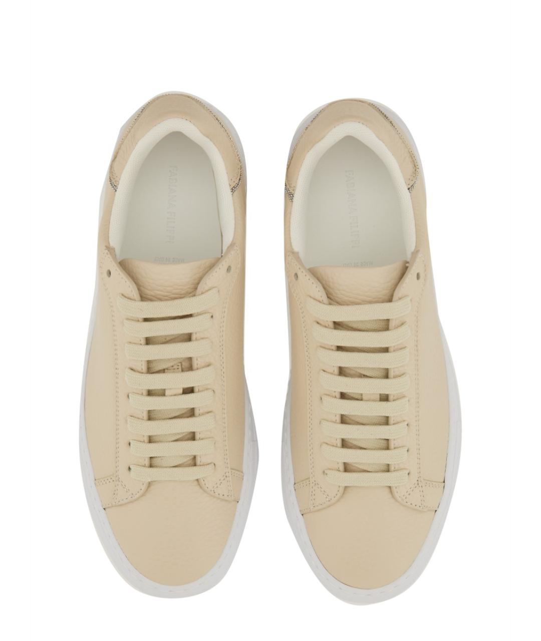 FABIANA FILIPPI Розовые кожаные кеды, фото 5