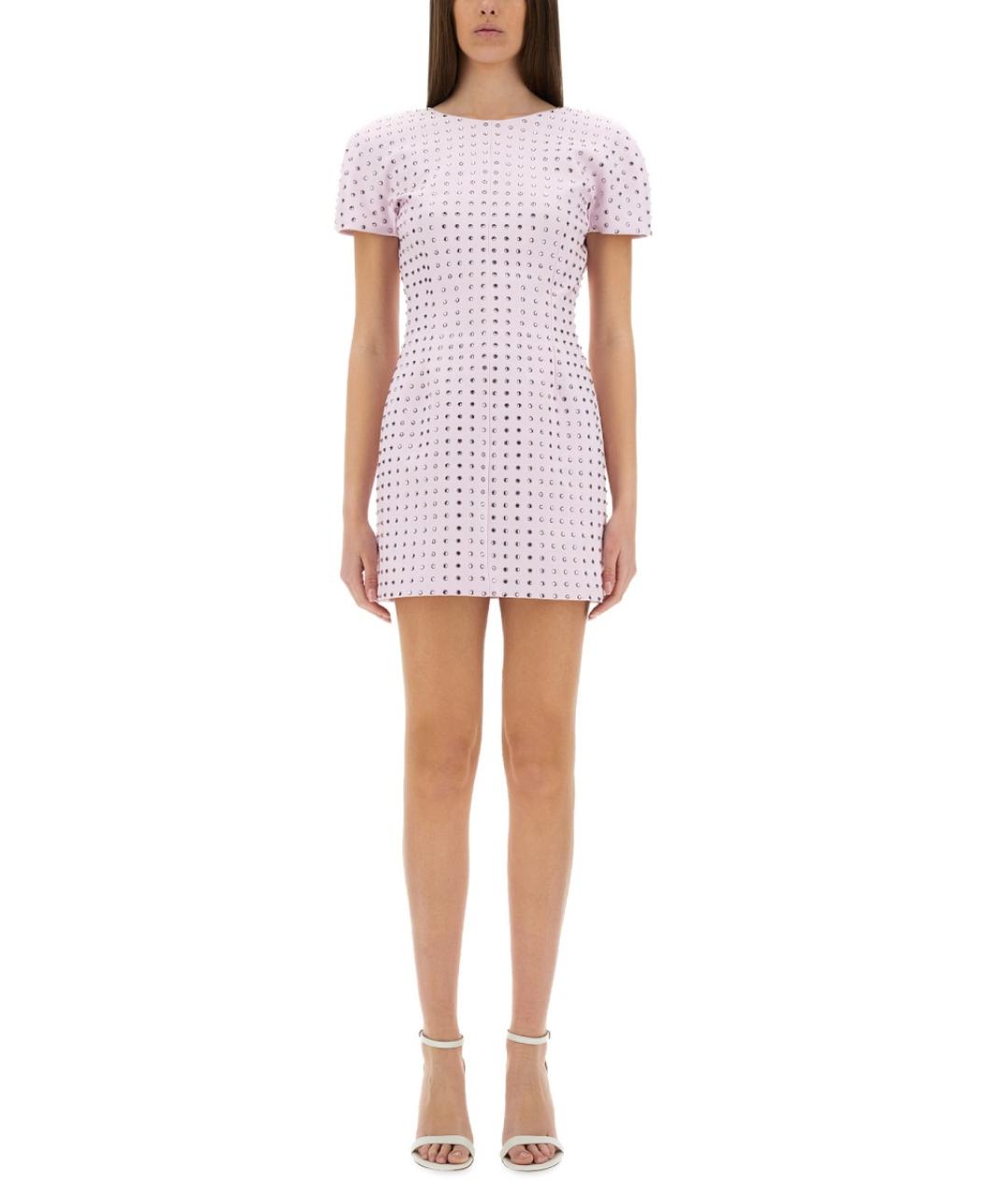 SPORTMAX Розовое полиамидовое повседневное платье, фото 1