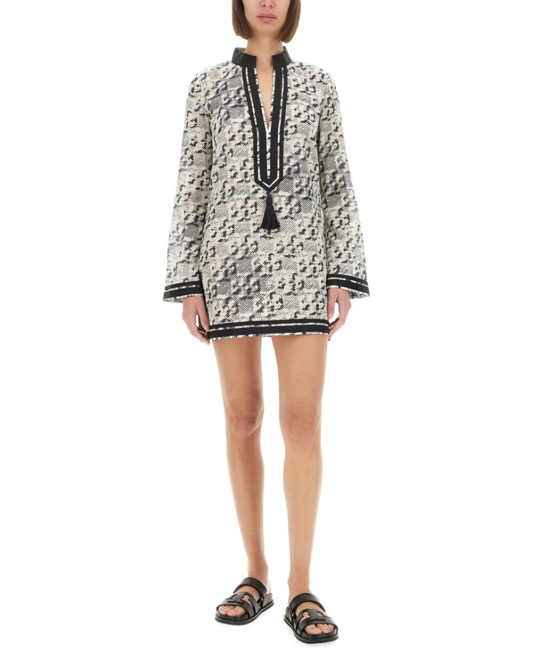 TORY BURCH Мульти шелковое повседневное платье, фото 3