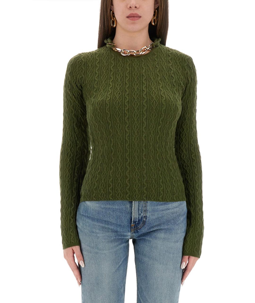 PACO RABANNE Зеленый джемпер / свитер, фото 5