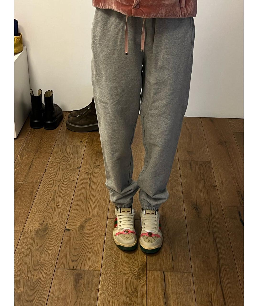 PLANTA ROSA Серые хлопковые спортивные брюки и шорты, фото 6