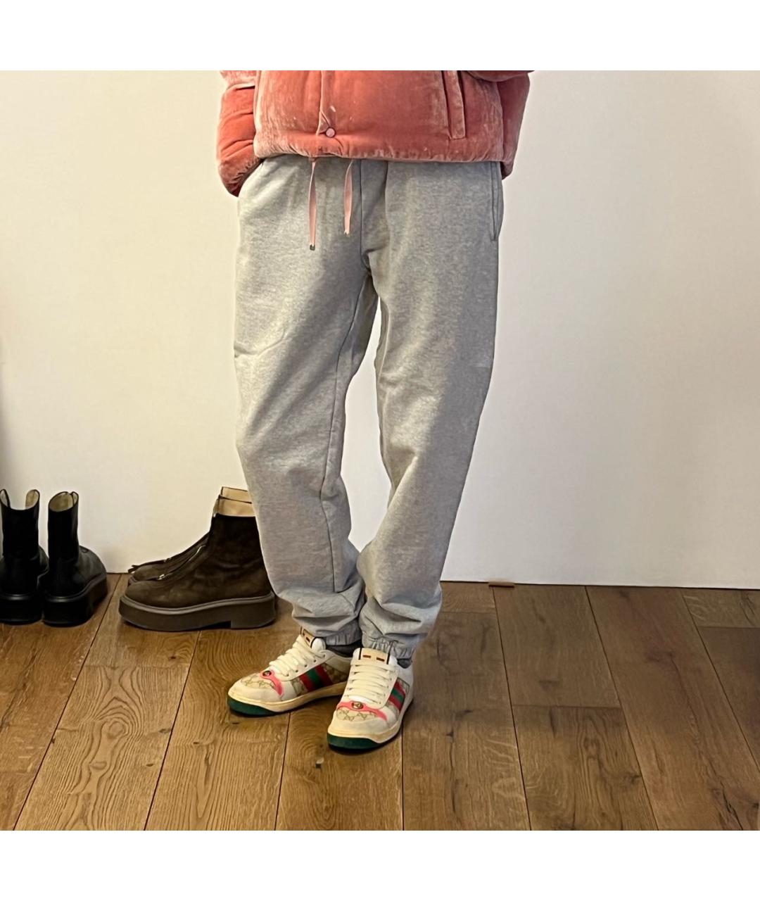 PLANTA ROSA Серые хлопковые спортивные брюки и шорты, фото 5