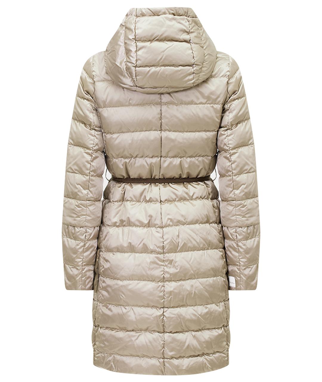 'S MAX MARA Бежевый полиамидовый пуховик, фото 10