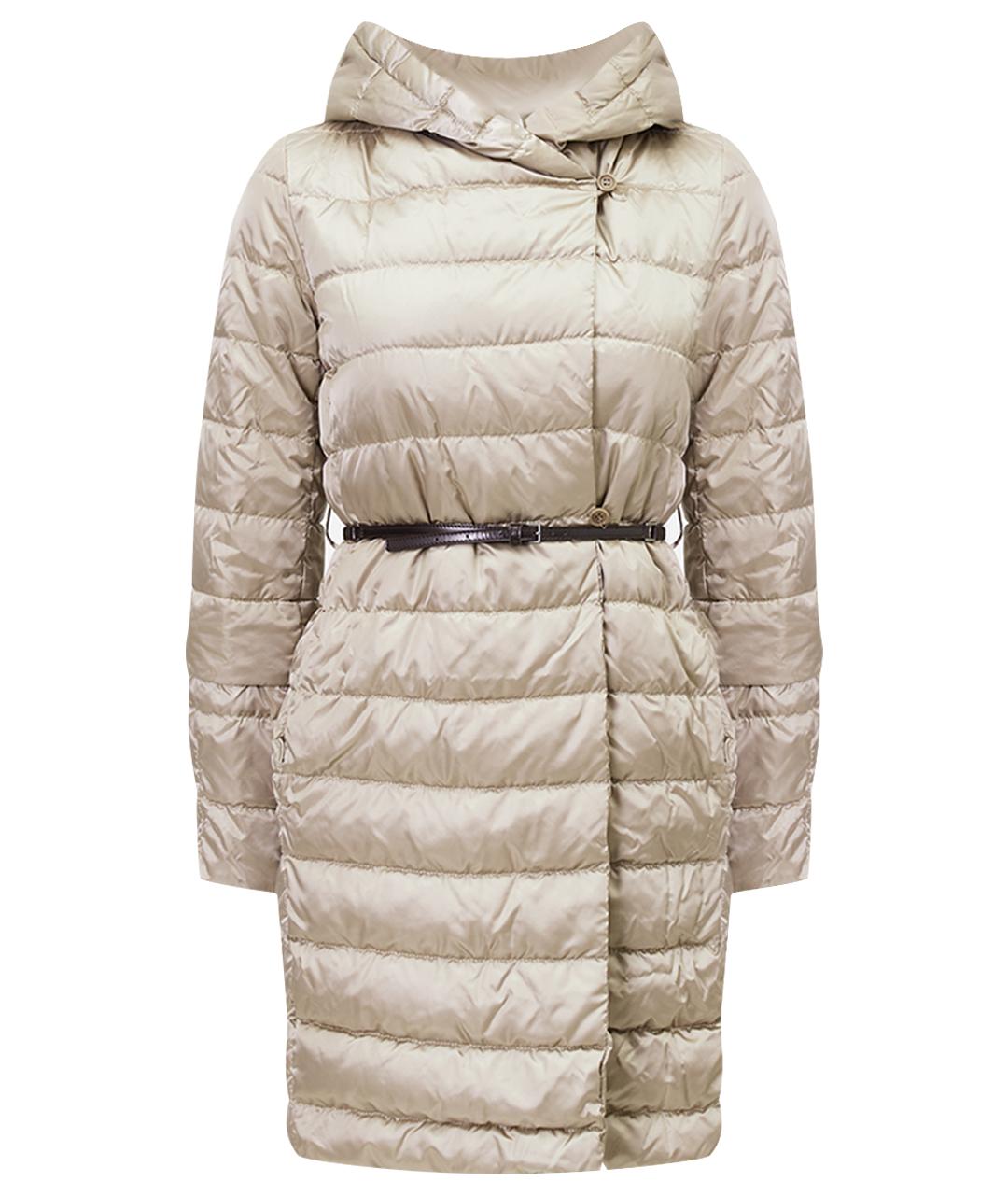 'S MAX MARA Бежевый полиамидовый пуховик, фото 1