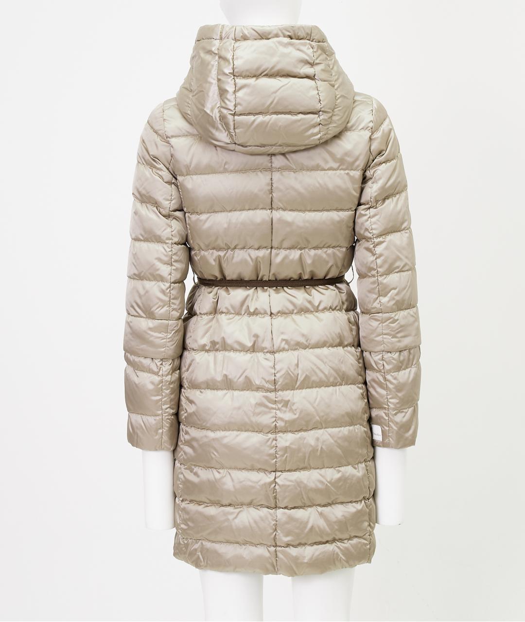 'S MAX MARA Бежевый полиамидовый пуховик, фото 3