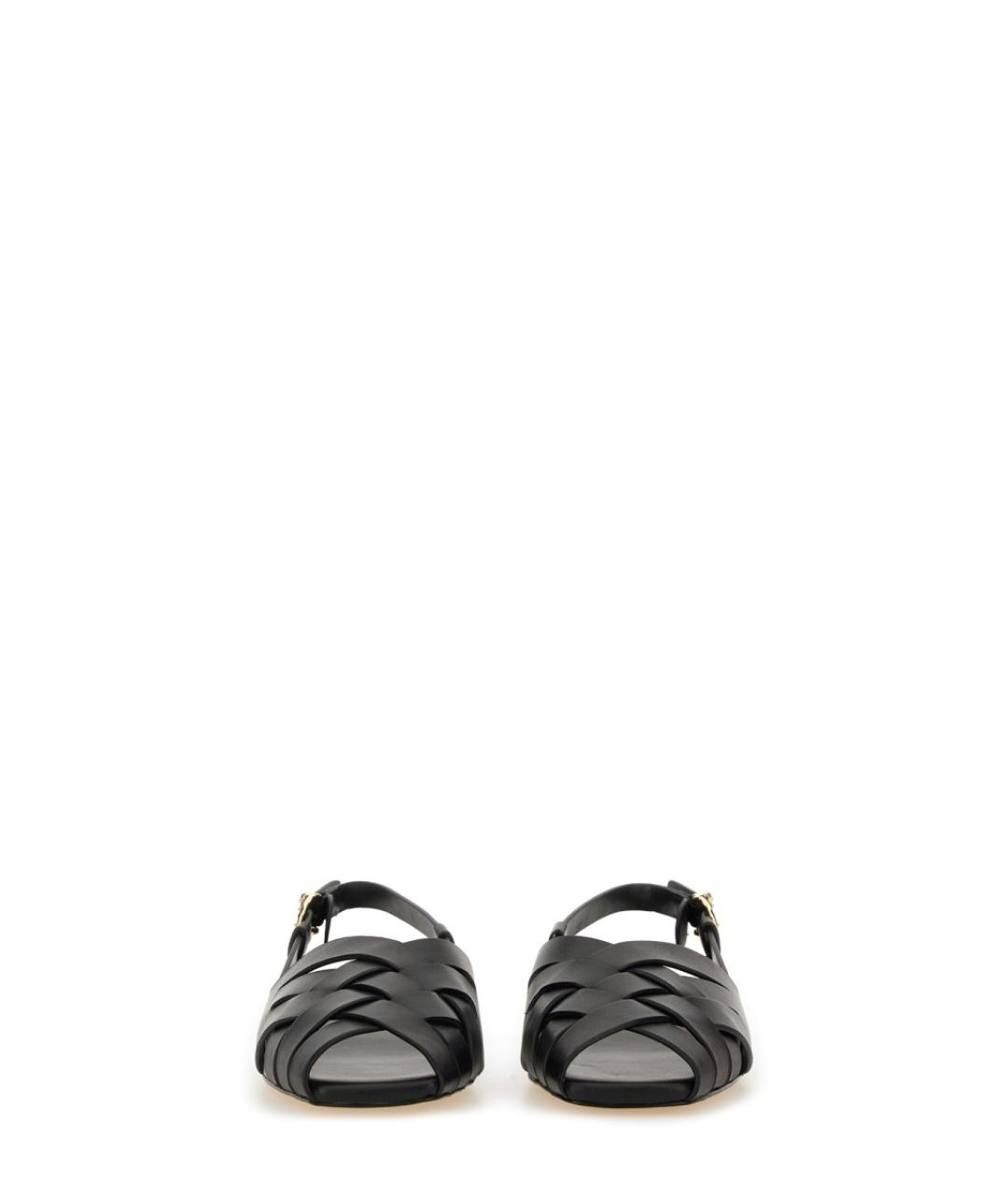 MICHAEL KORS Черные кожаные балетки, фото 4