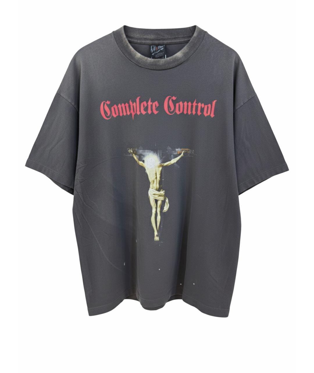 Saint Michael Черная хлопковая футболка, фото 1