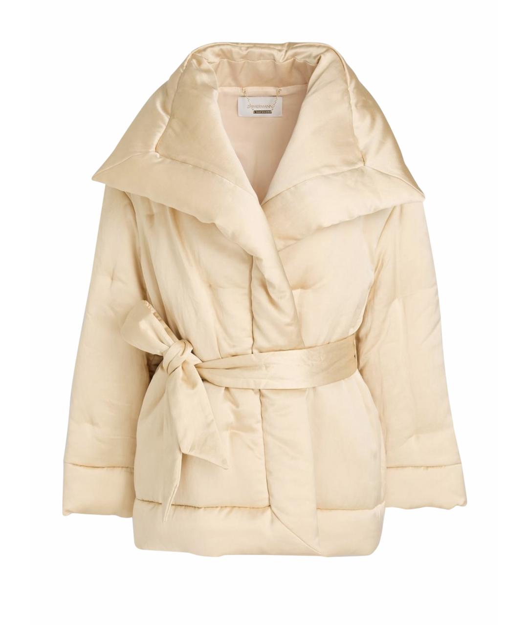 ZIMMERMANN Бежевая вискозная куртка, фото 1