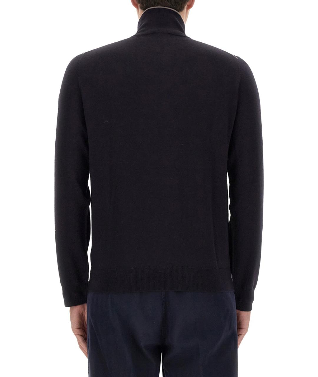 PS BY PAUL SMITH Синий шерстяной джемпер / свитер, фото 4